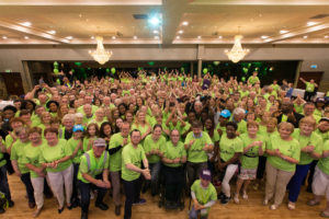 Group photograph of all the volunteers for the Fleadh